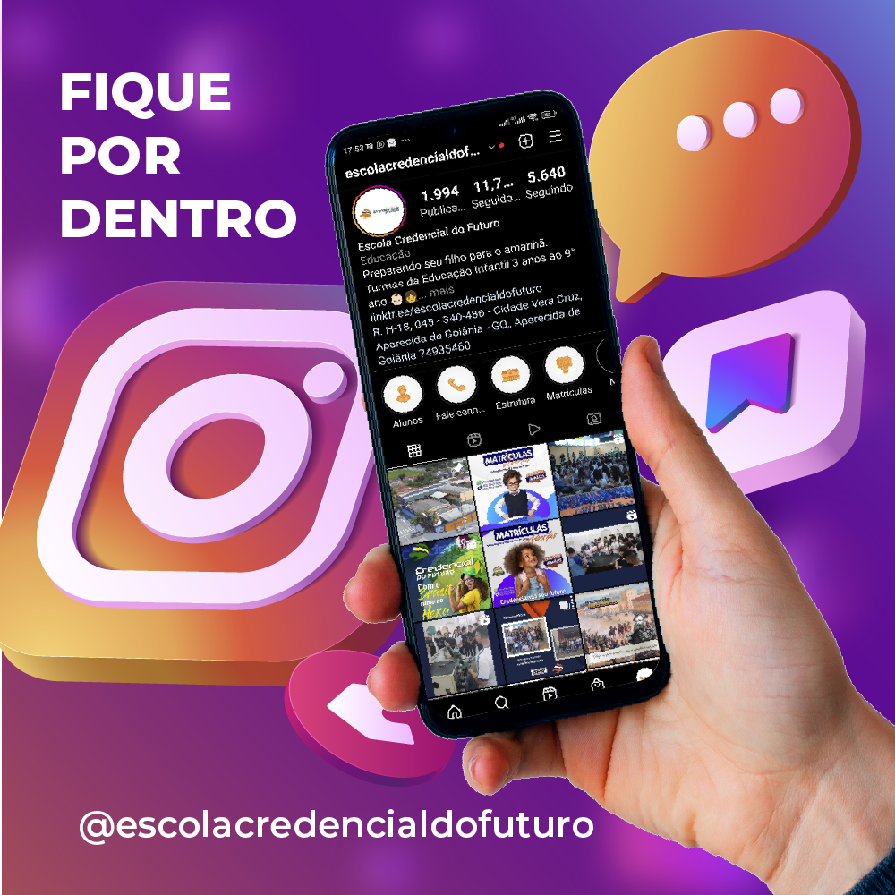 credencial do futuro instagram